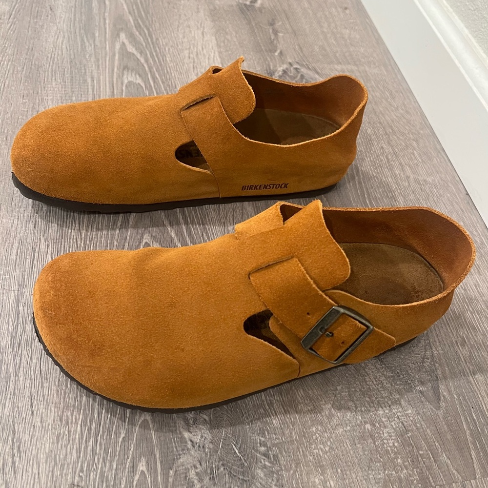 Birkenstock London Suede Mink Size 41 Narrow Men’s